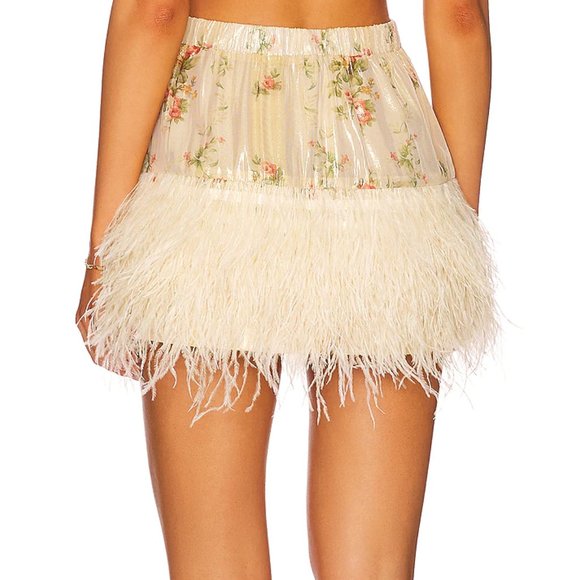 NWT Risha Mini Skirt, Golden Fog - S - Picture 4 of 8
